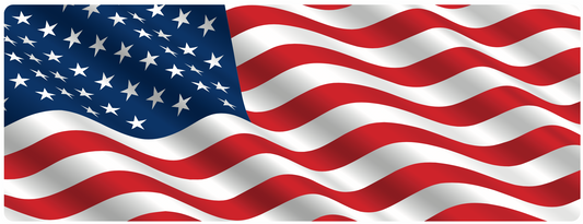 American Flag Tag